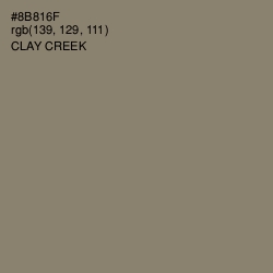 #8B816F - Clay Creek Color Image